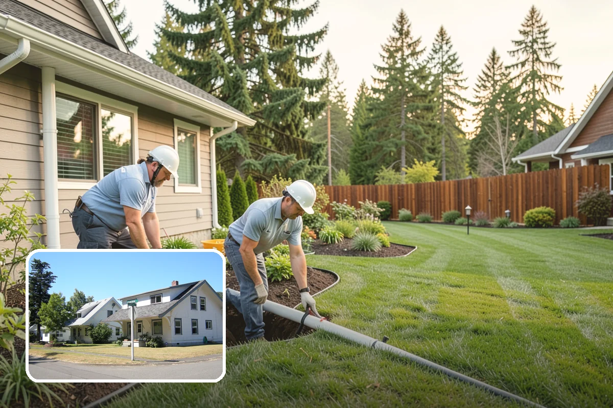 Trenching in DuPont, Pierce County, WA - Clean trenches at correct depth