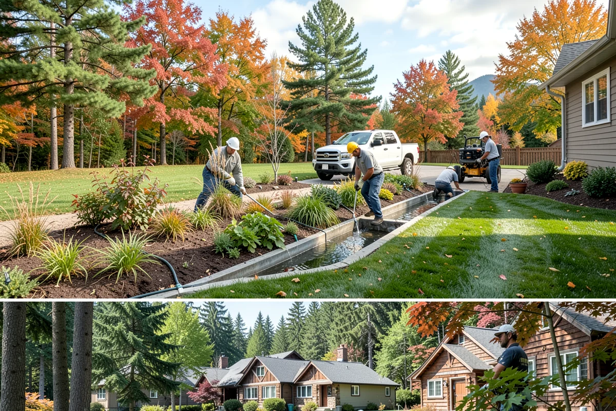 Trenching in Edgewood, Pierce County, WA - Best done in drier conditions.