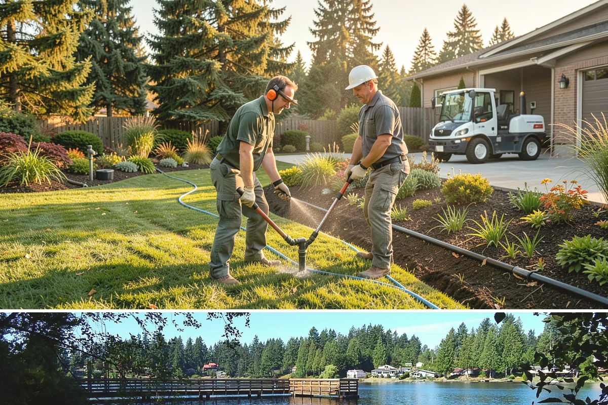 Trenching in Federal Way, King County, WA - Best done in drier conditions.