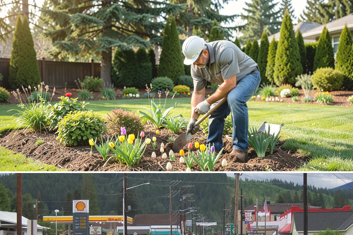 Trenching in Granite Falls, Snohomish County, WA - Best done in drier conditions.