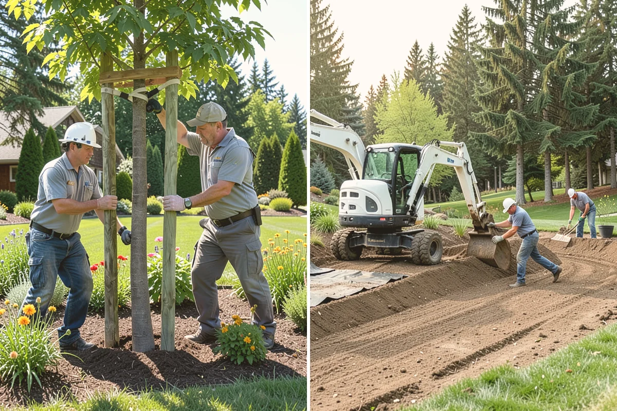 Trenching in Kirkland, King County, WA - Locate and mark existing utilities