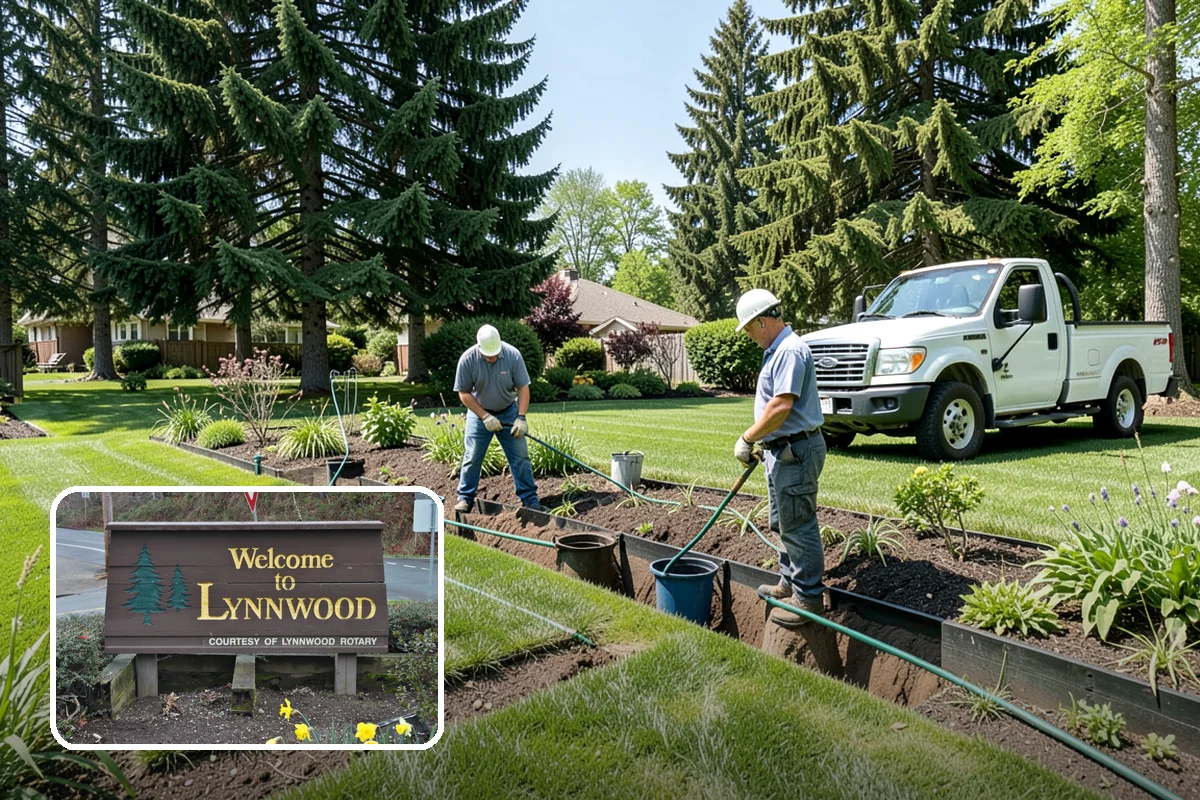 Trenching in Lynnwood, Snohomish County, WA - Clean trenches at correct depth