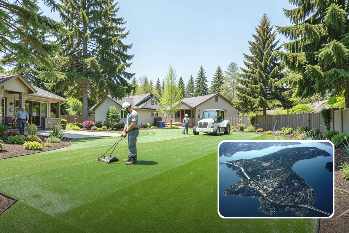 Trenching in Mercer Island, King County, WA - Clean trenches at correct depth