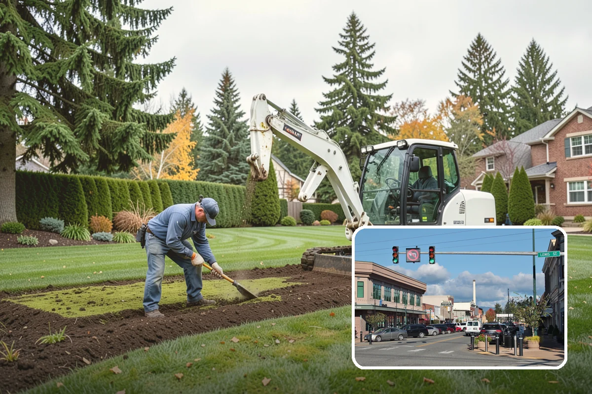 Trenching in Monroe, Snohomish County, WA - Clean trenches at correct depth