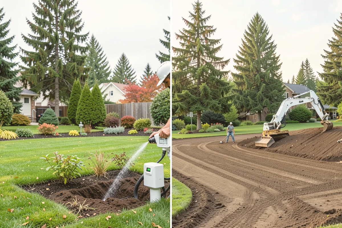 Trenching in Mount Vernon, Skagit County, WA - Locate and mark existing utilities