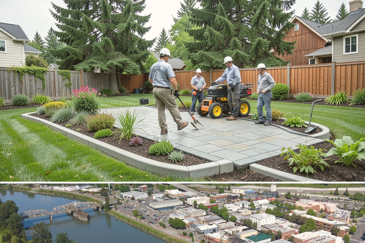 Trenching in Mount Vernon, Skagit County, WA - Best done in drier conditions.