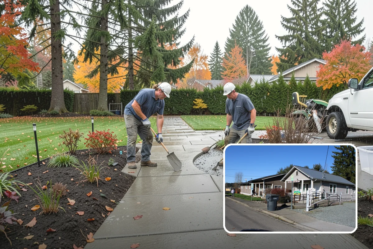 Trenching in South Prairie, Pierce County, WA - Clean trenches at correct depth