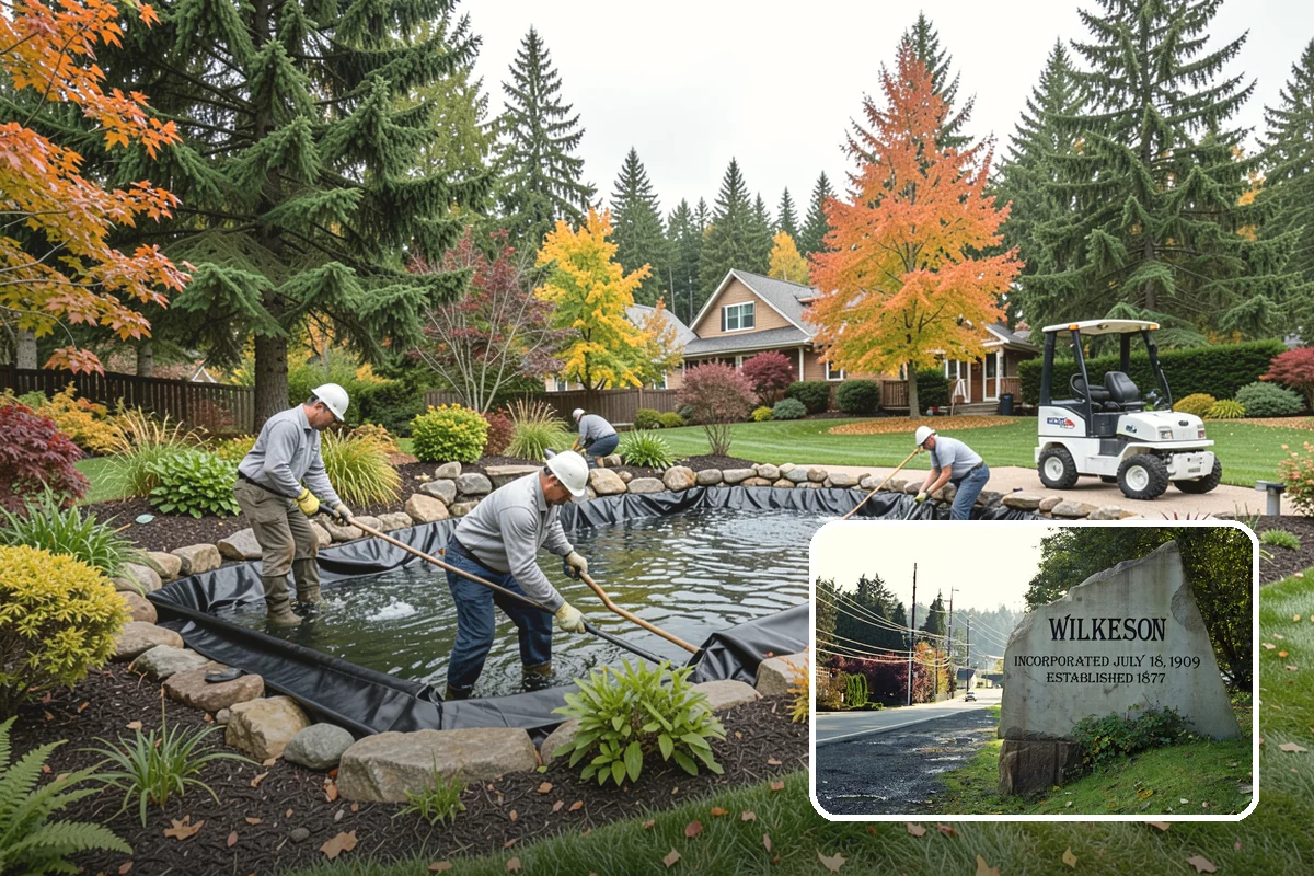 Trenching in Wilkeson, Pierce County, WA - Clean trenches at correct depth