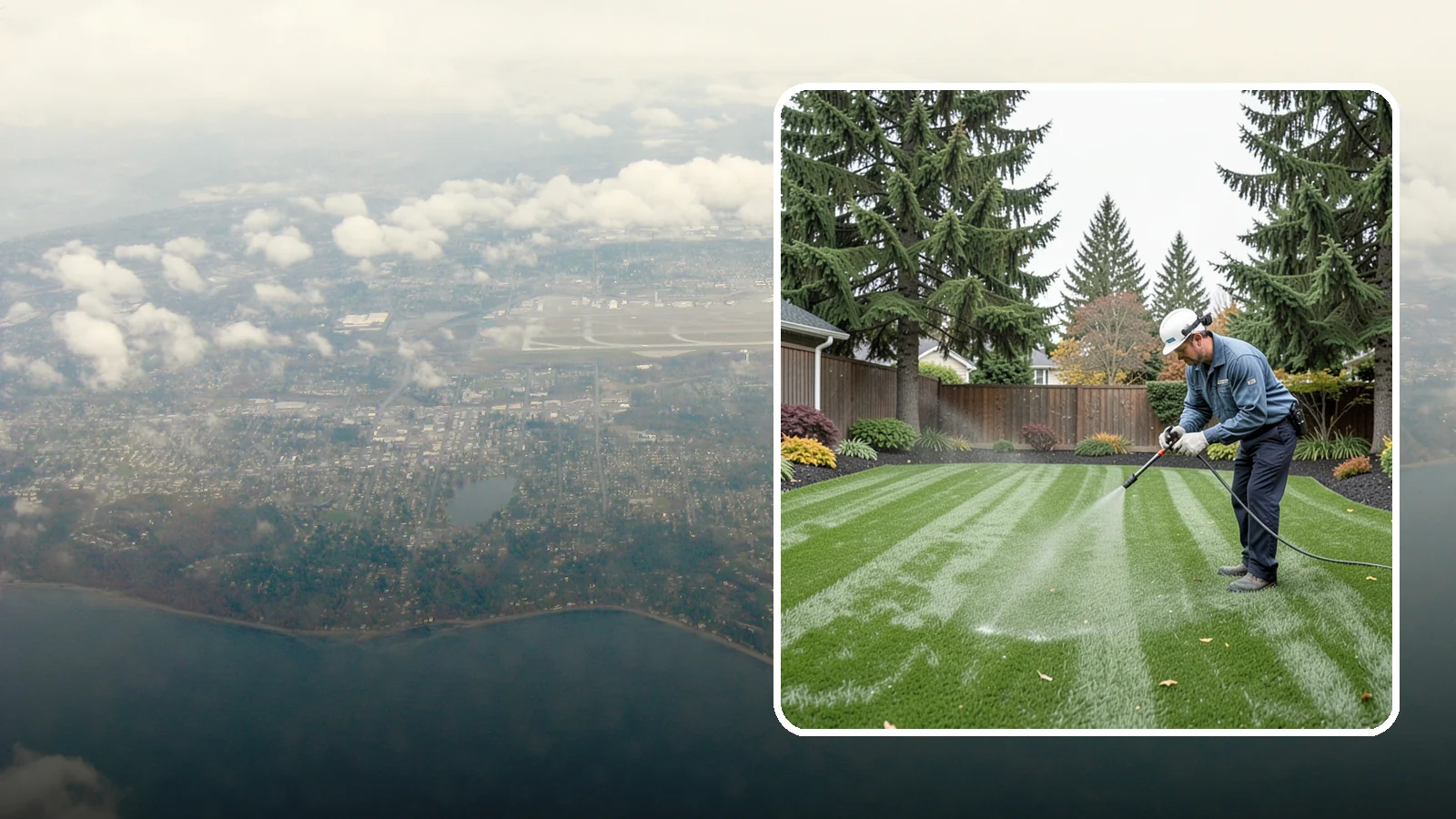 Turf Deodorizing in Burien, King County, WA - We deep-clean and treat synthetic turf to neutralize pet odors trapped by our persistently damp climate.
