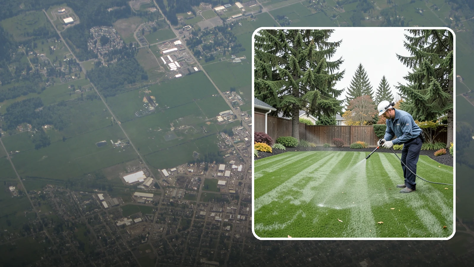 Turf Deodorizing in Enumclaw, King County, WA - We deep-clean and treat synthetic turf to neutralize pet odors trapped by our persistently damp climate.