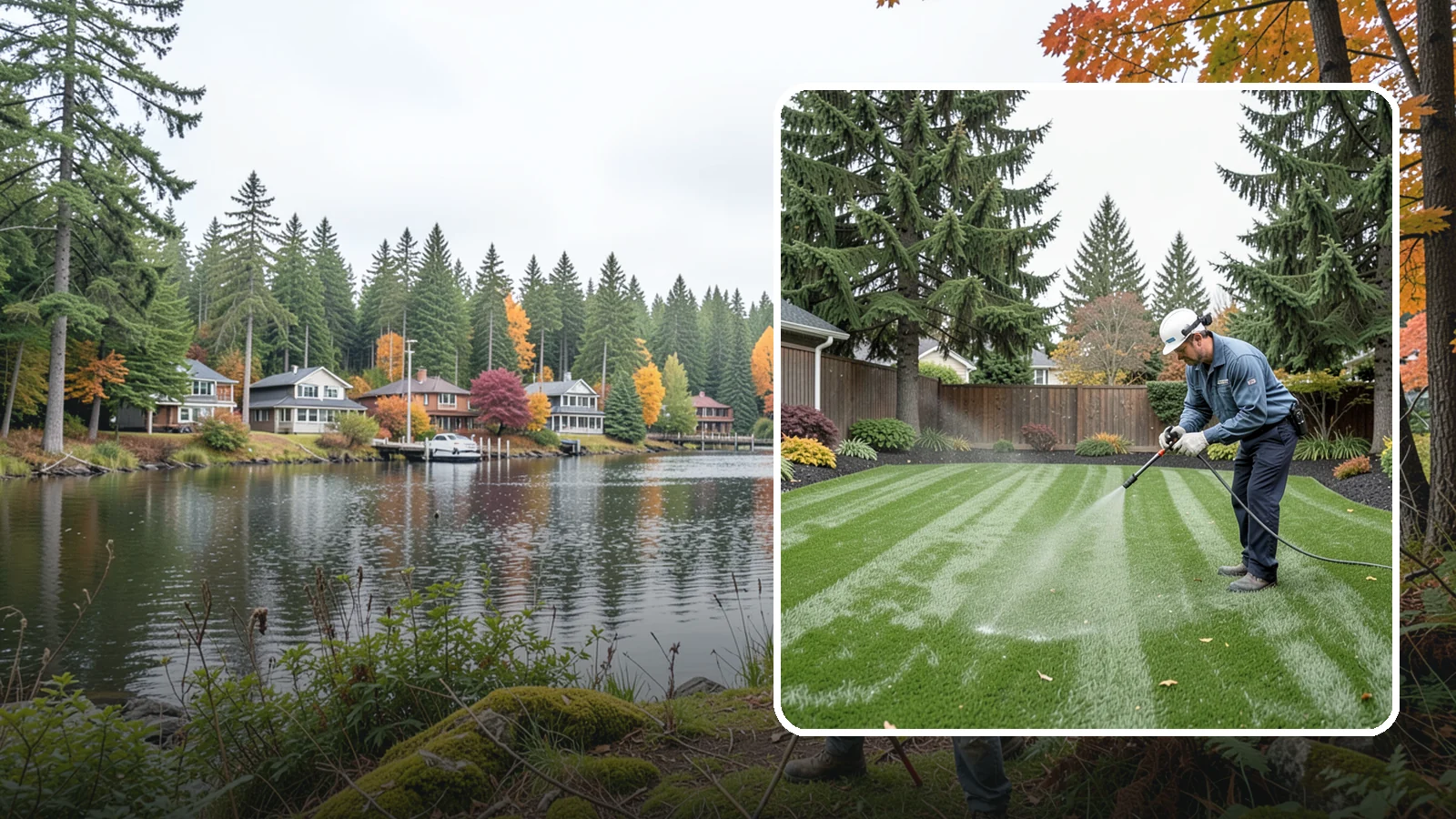 Turf Deodorizing in La Conner, Skagit County, WA - We deep-clean and treat synthetic turf to neutralize pet odors trapped by our persistently damp climate.