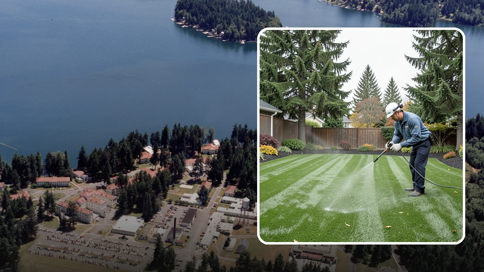 Turf Deodorizing in Lakewood, Pierce County, WA - We deep-clean and treat synthetic turf to neutralize pet odors trapped by our persistently damp climate.