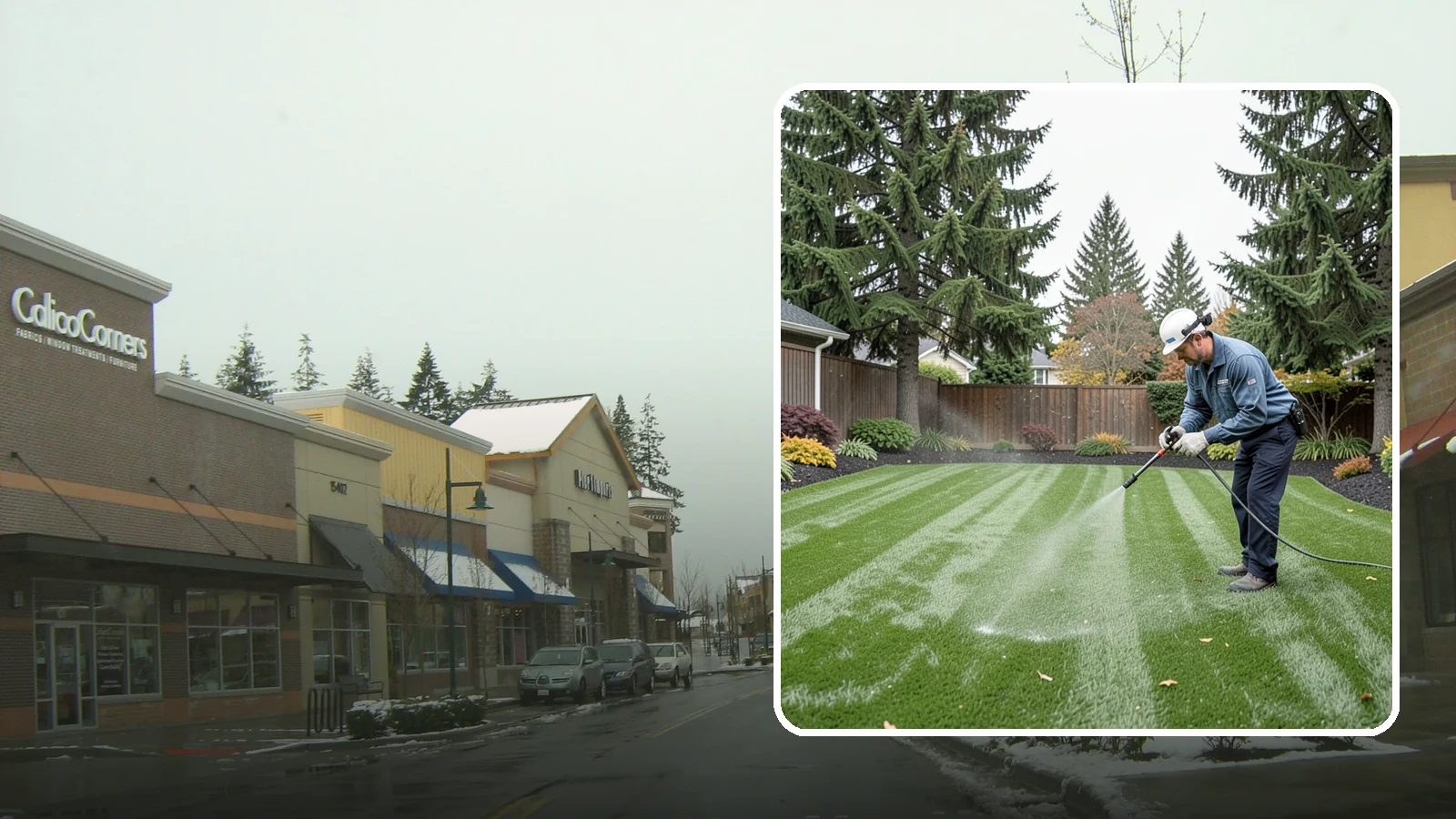 Turf Deodorizing in Mill Creek, Snohomish County, WA - We deep-clean and treat synthetic turf to neutralize pet odors trapped by our persistently damp climate.