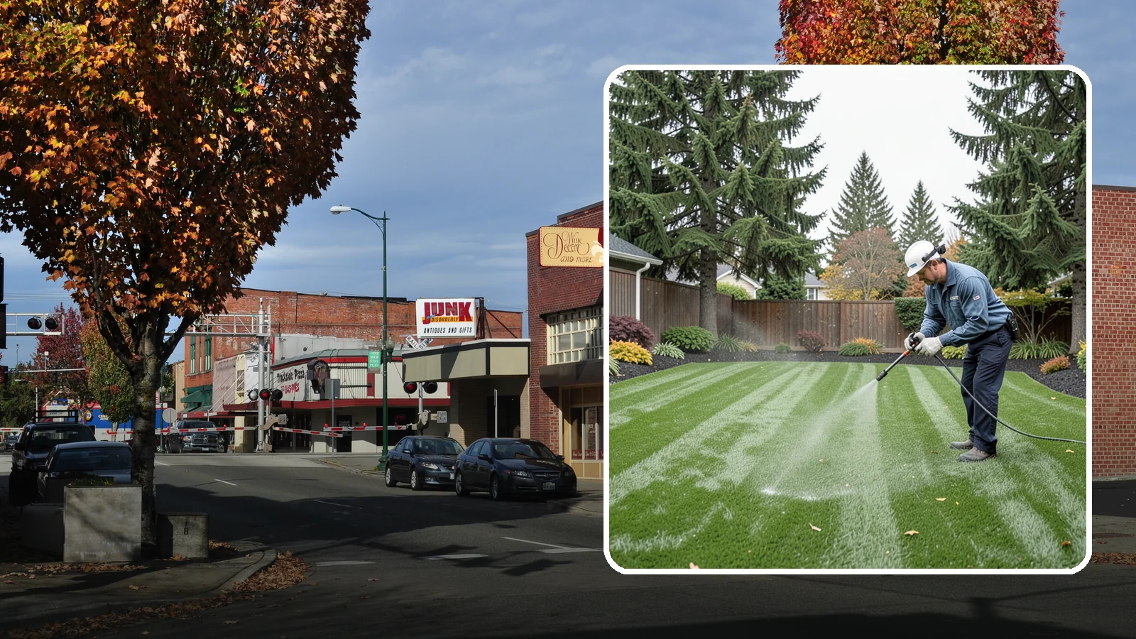 Turf Deodorizing in Puyallup, Pierce County, WA - We deep-clean and treat synthetic turf to neutralize pet odors trapped by our persistently damp climate.