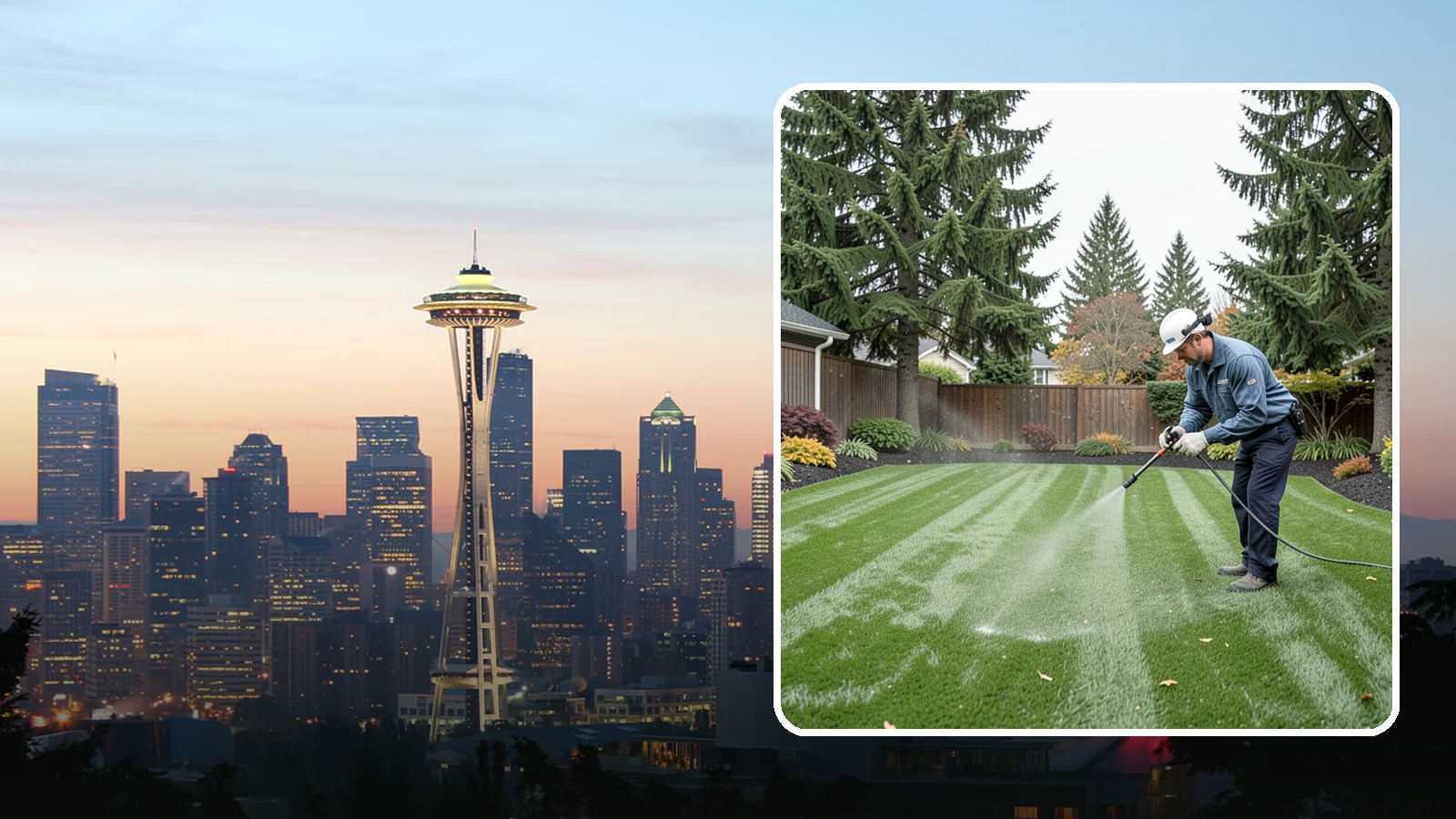 Turf Deodorizing in Seattle, King County, WA - We deep-clean and treat synthetic turf to neutralize pet odors trapped by our persistently damp climate.