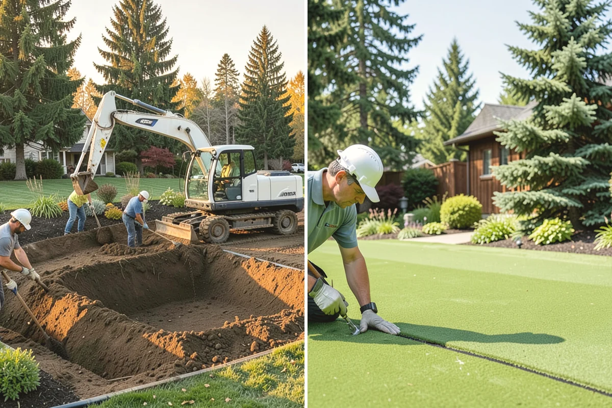 Turf Deodorizing in Tukwila, King County, WA - Inspect the turf and locate odor and moisture hot spots