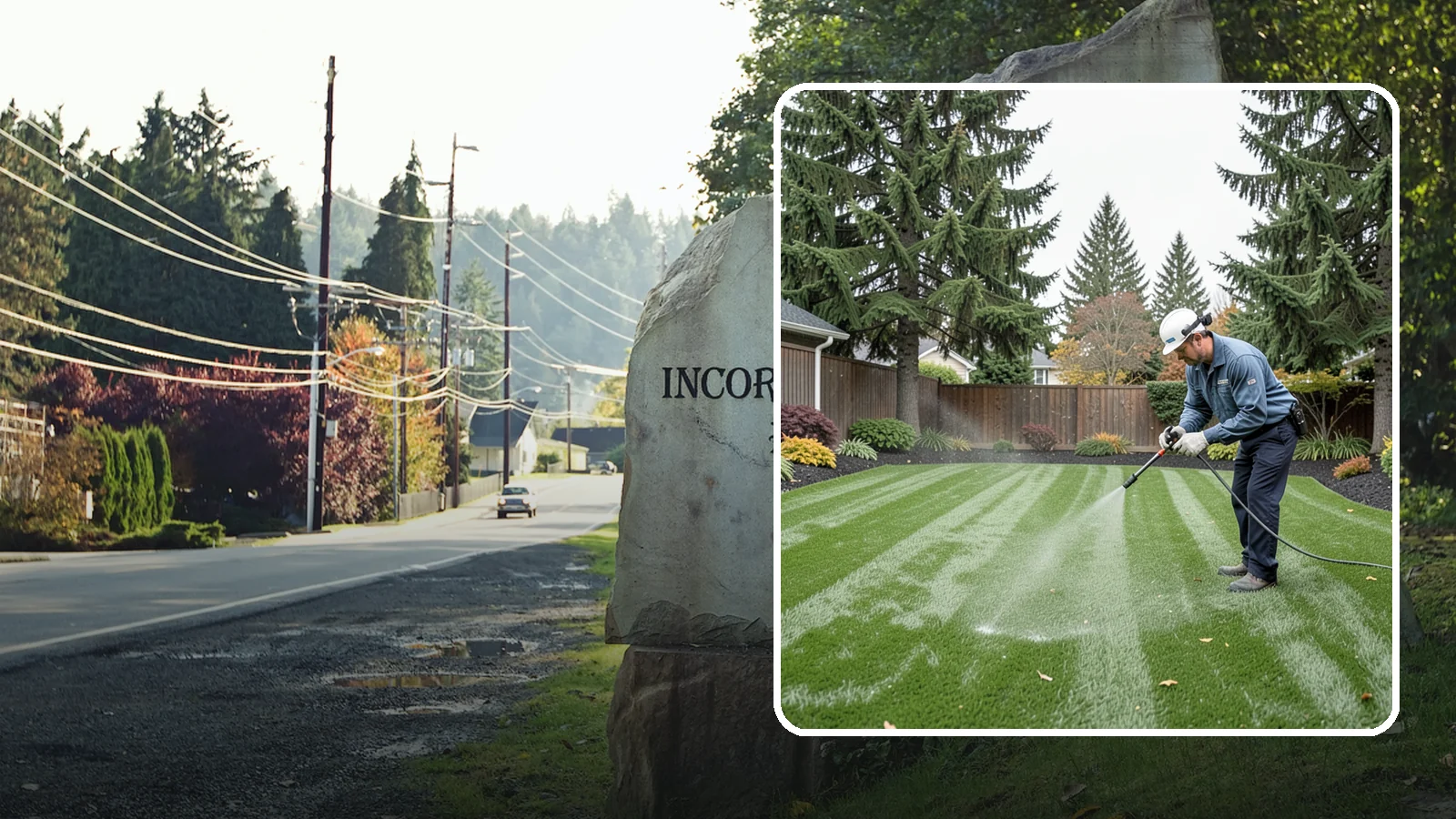 Turf Deodorizing in Wilkeson, Pierce County, WA - We deep-clean and treat synthetic turf to neutralize pet odors trapped by our persistently damp climate.