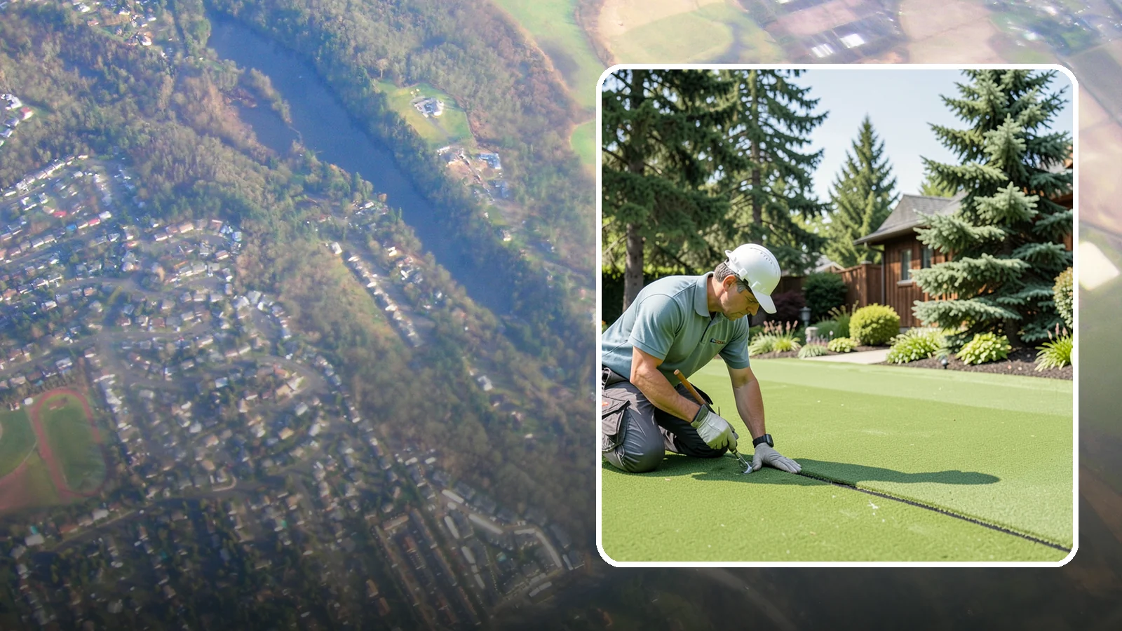 Turf Seam Repair in Algona, King County, WA - We re-secure and rebond separating turf seams so your synthetic lawn looks and performs like new.