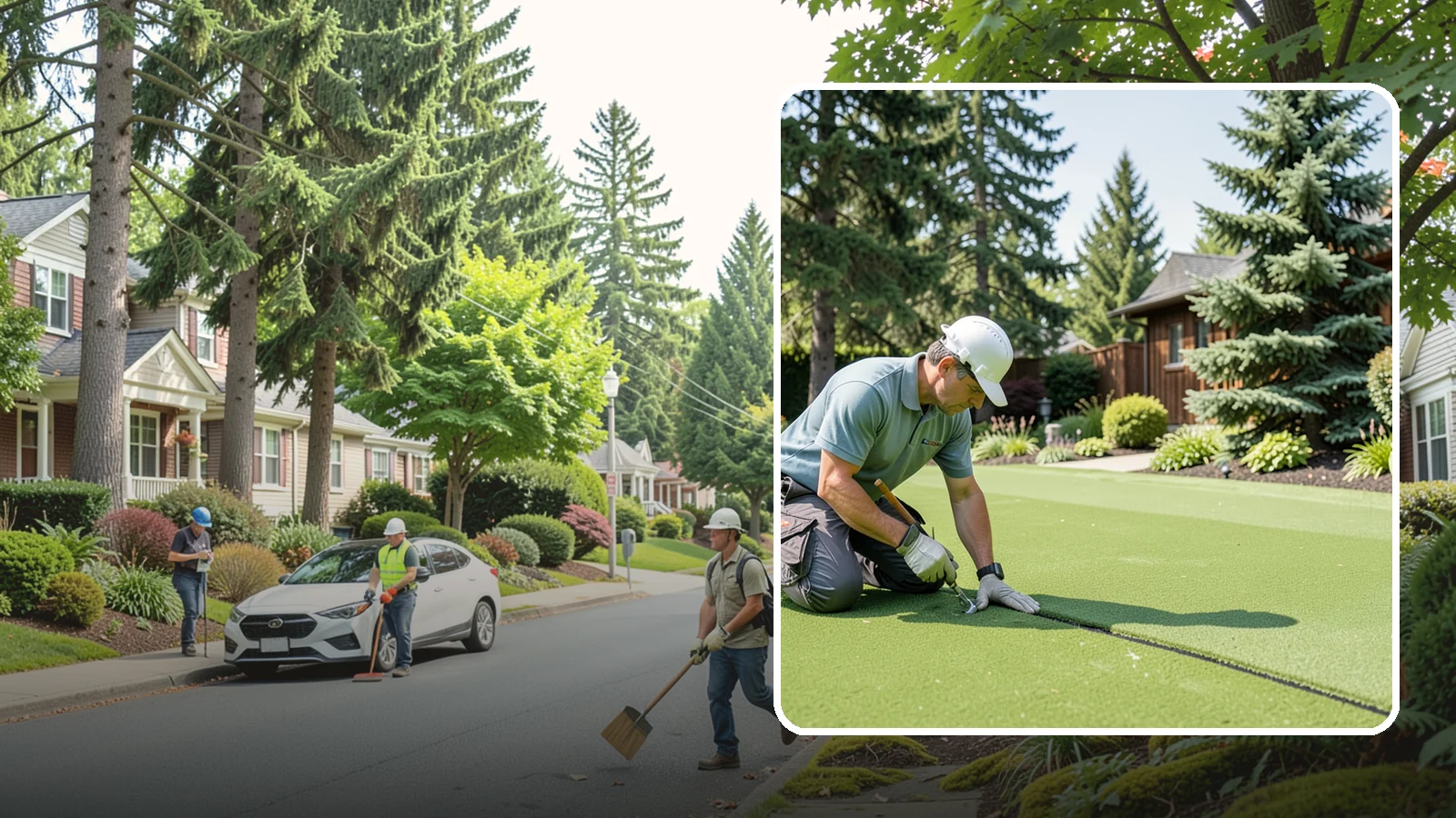 Turf Seam Repair in Beaux Arts Village, King County, WA - We re-secure and rebond separating turf seams so your synthetic lawn looks and performs like new.