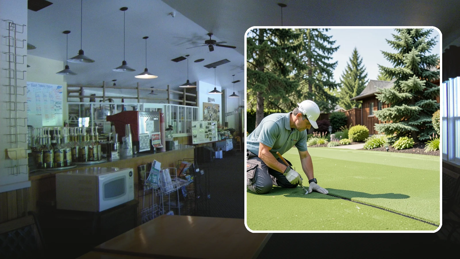 Turf Seam Repair in Black Diamond, King County, WA - We re-secure and rebond separating turf seams so your synthetic lawn looks and performs like new.