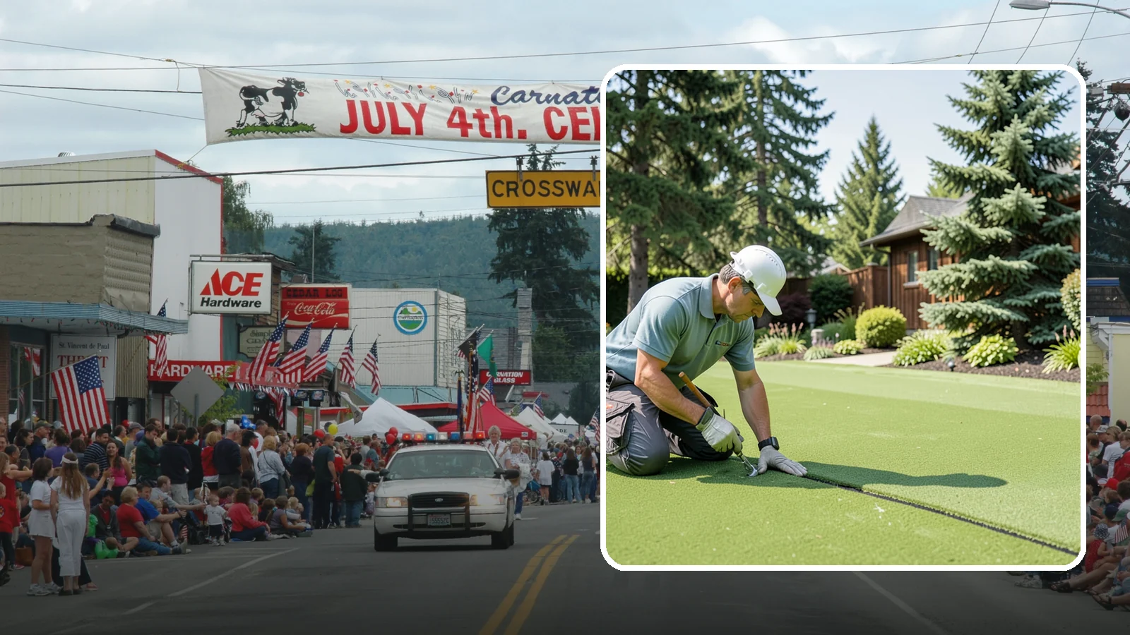 Turf Seam Repair in Carnation, King County, WA - We re-secure and rebond separating turf seams so your synthetic lawn looks and performs like new.