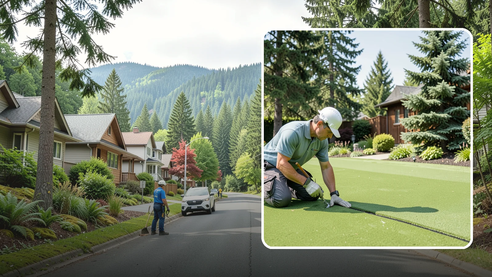 Turf Seam Repair in Darrington, Snohomish County, WA - We re-secure and rebond separating turf seams so your synthetic lawn looks and performs like new.