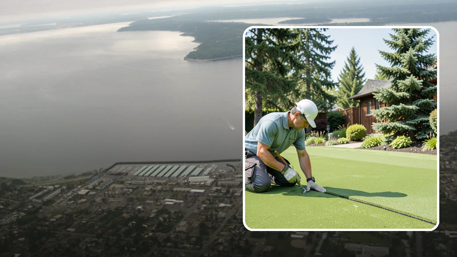 Turf Seam Repair in Des Moines, King County, WA - We re-secure and rebond separating turf seams so your synthetic lawn looks and performs like new.