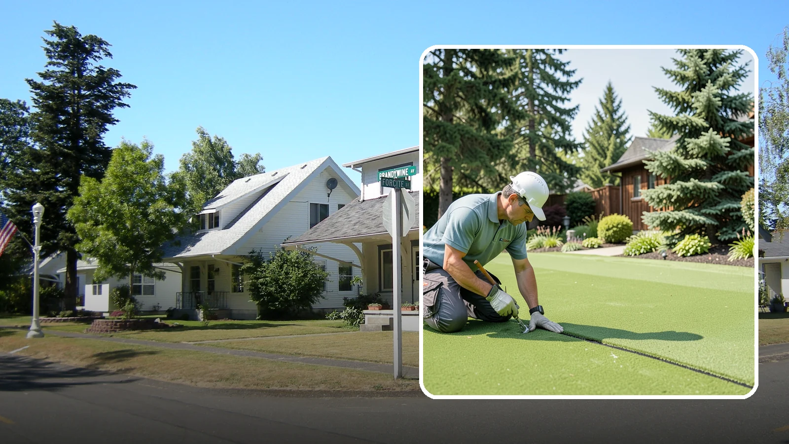 Turf Seam Repair in DuPont, Pierce County, WA - We re-secure and rebond separating turf seams so your synthetic lawn looks and performs like new.