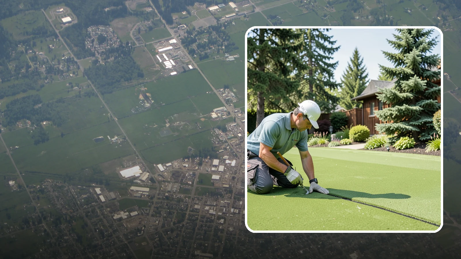 Turf Seam Repair in Enumclaw, King County, WA - We re-secure and rebond separating turf seams so your synthetic lawn looks and performs like new.