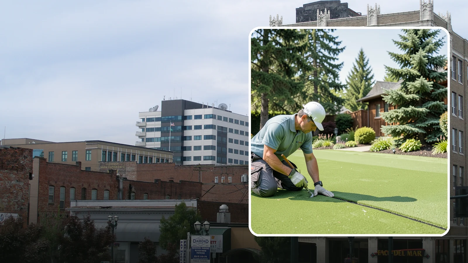 Turf Seam Repair in Everett, Snohomish County, WA - We re-secure and rebond separating turf seams so your synthetic lawn looks and performs like new.