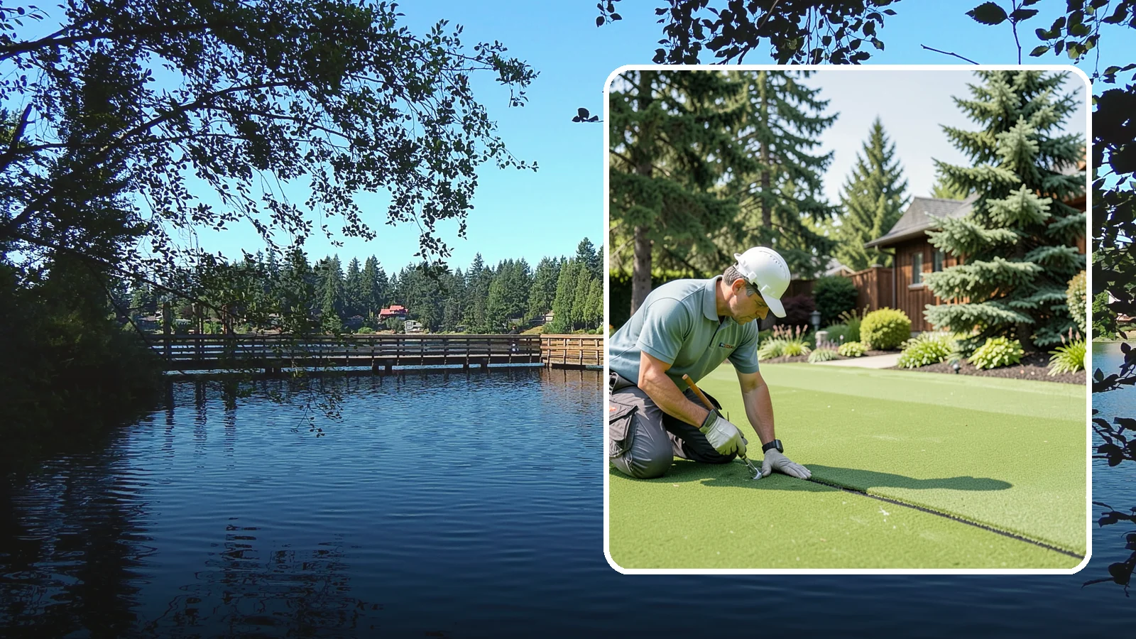 Turf Seam Repair in Federal Way, King County, WA - We re-secure and rebond separating turf seams so your synthetic lawn looks and performs like new.
