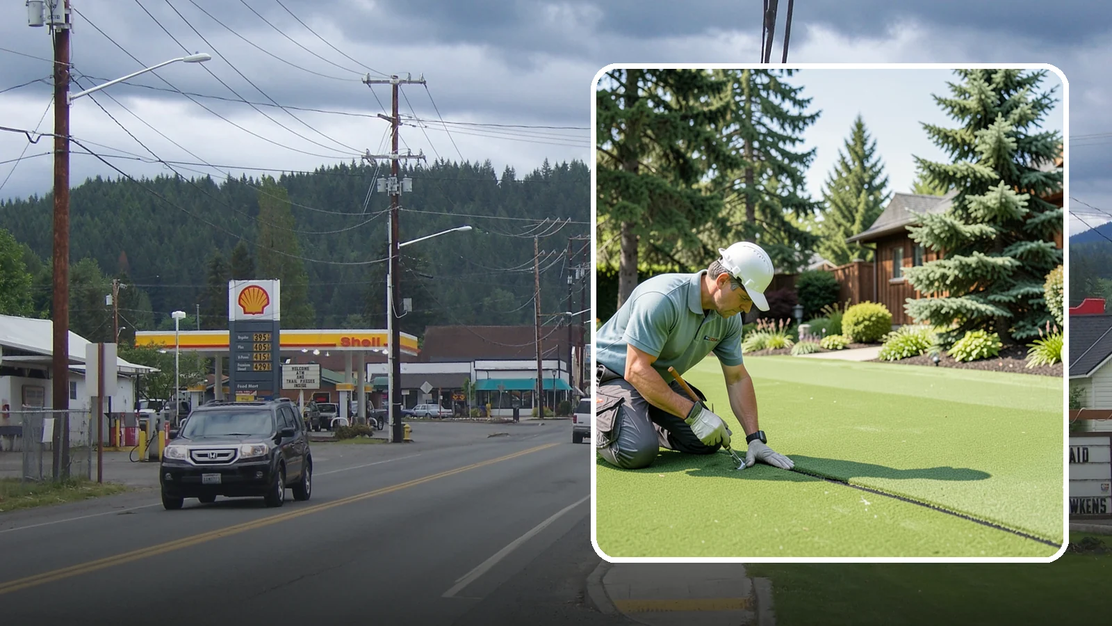 Turf Seam Repair in Granite Falls, Snohomish County, WA - We re-secure and rebond separating turf seams so your synthetic lawn looks and performs like new.
