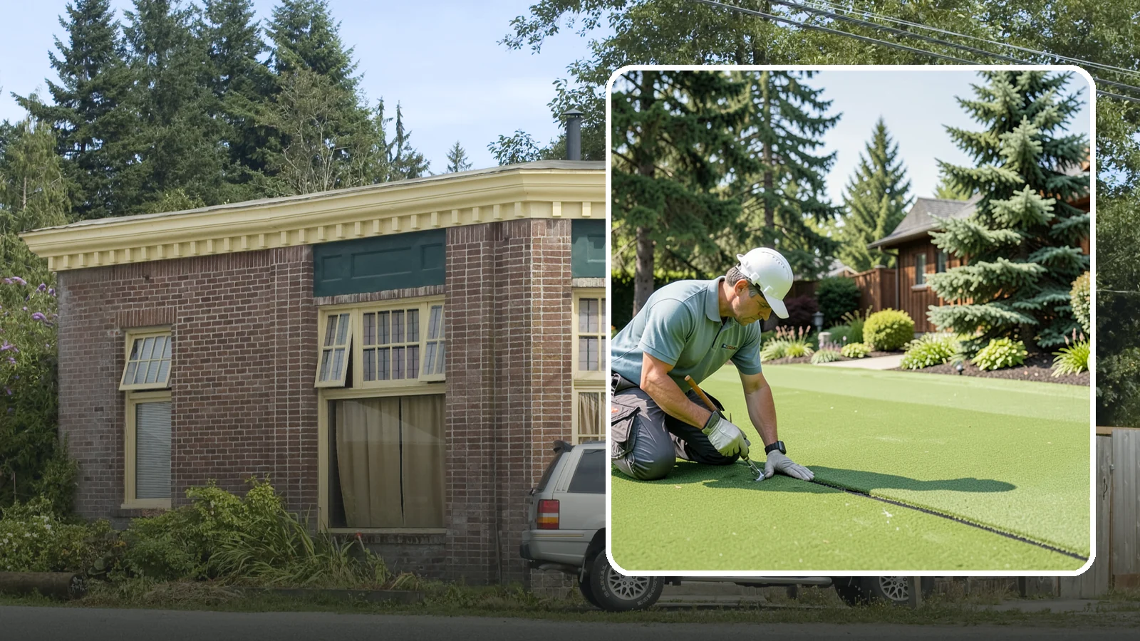 Turf Seam Repair in Hamilton, Skagit County, WA - We re-secure and rebond separating turf seams so your synthetic lawn looks and performs like new.