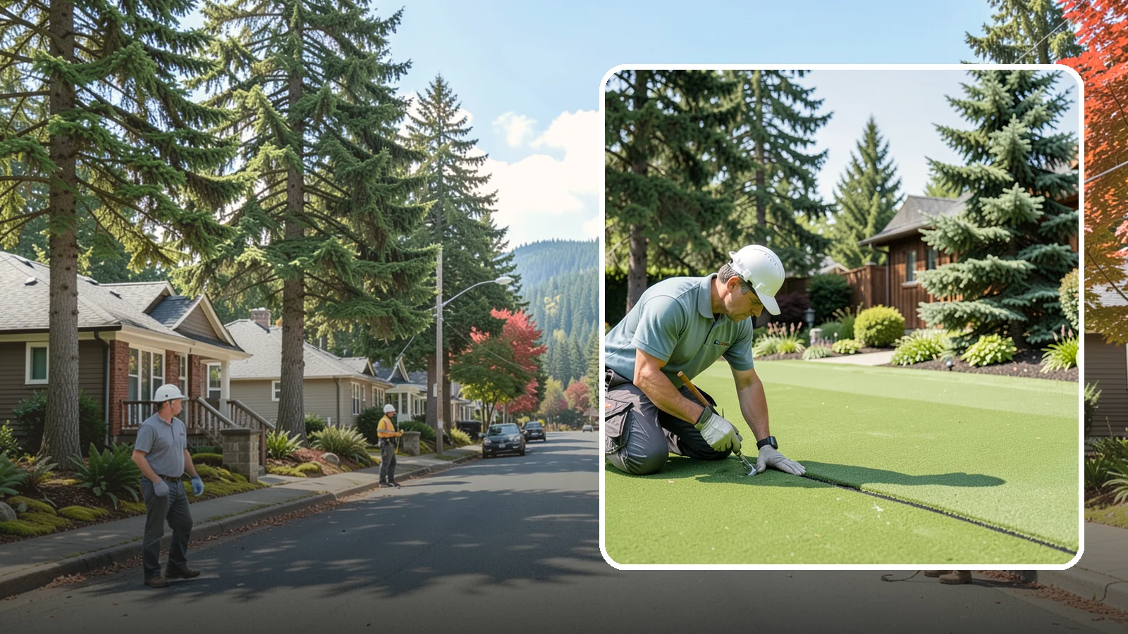 Turf Seam Repair in Hunts Point, King County, WA - We re-secure and rebond separating turf seams so your synthetic lawn looks and performs like new.
