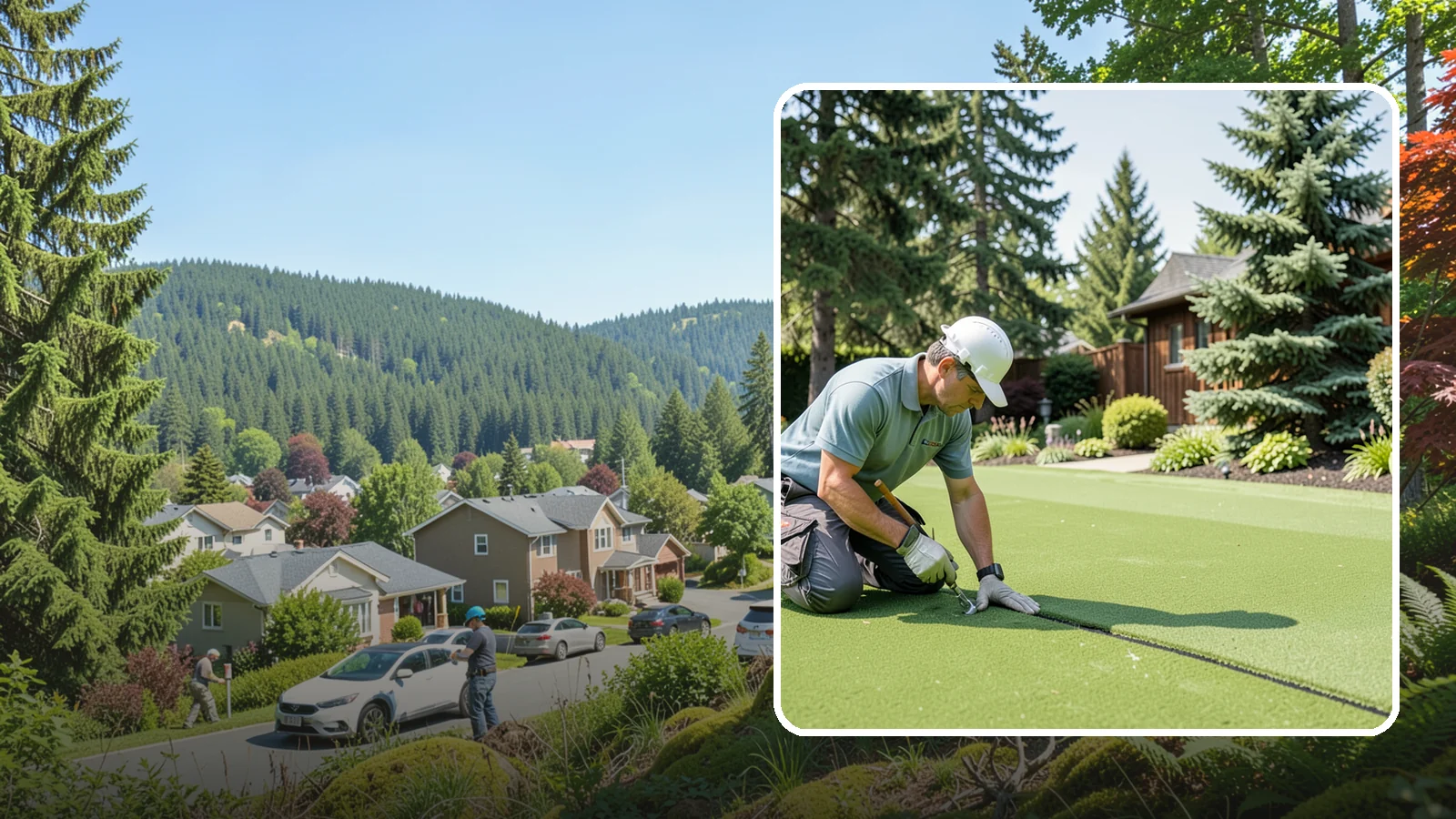Turf Seam Repair in Index, Snohomish County, WA - We re-secure and rebond separating turf seams so your synthetic lawn looks and performs like new.