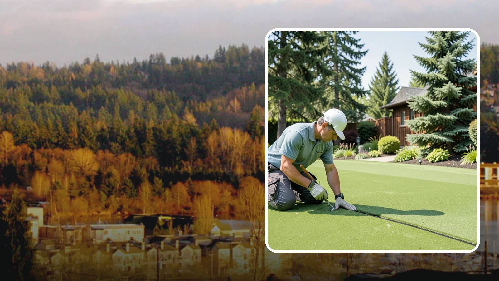 Turf Seam Repair in Kenmore, King County, WA - We re-secure and rebond separating turf seams so your synthetic lawn looks and performs like new.