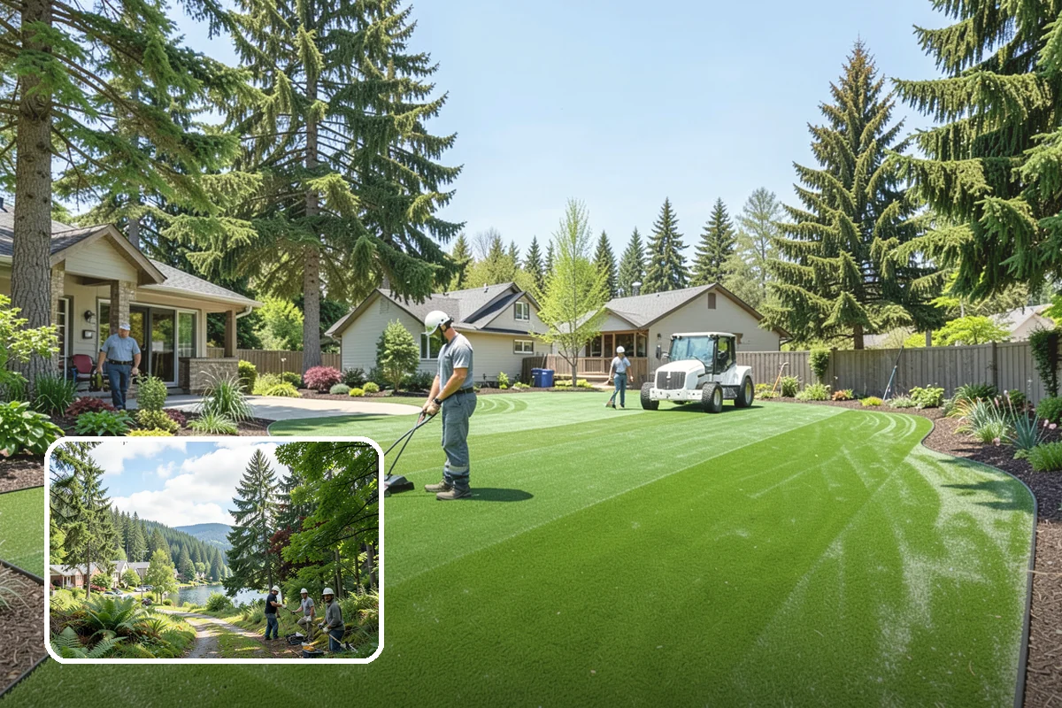 Turf Seam Repair in Lake Forest Park, King County, WA - Eliminates tripping hazards from lifted edges