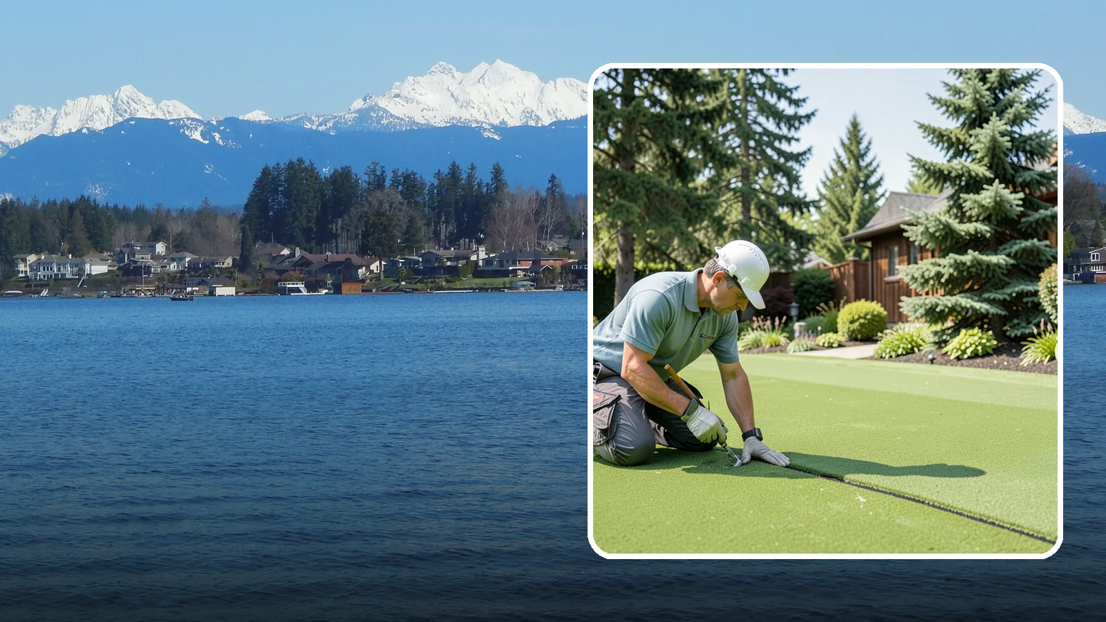 Turf Seam Repair in Lake Stevens, Snohomish County, WA - We re-secure and rebond separating turf seams so your synthetic lawn looks and performs like new.
