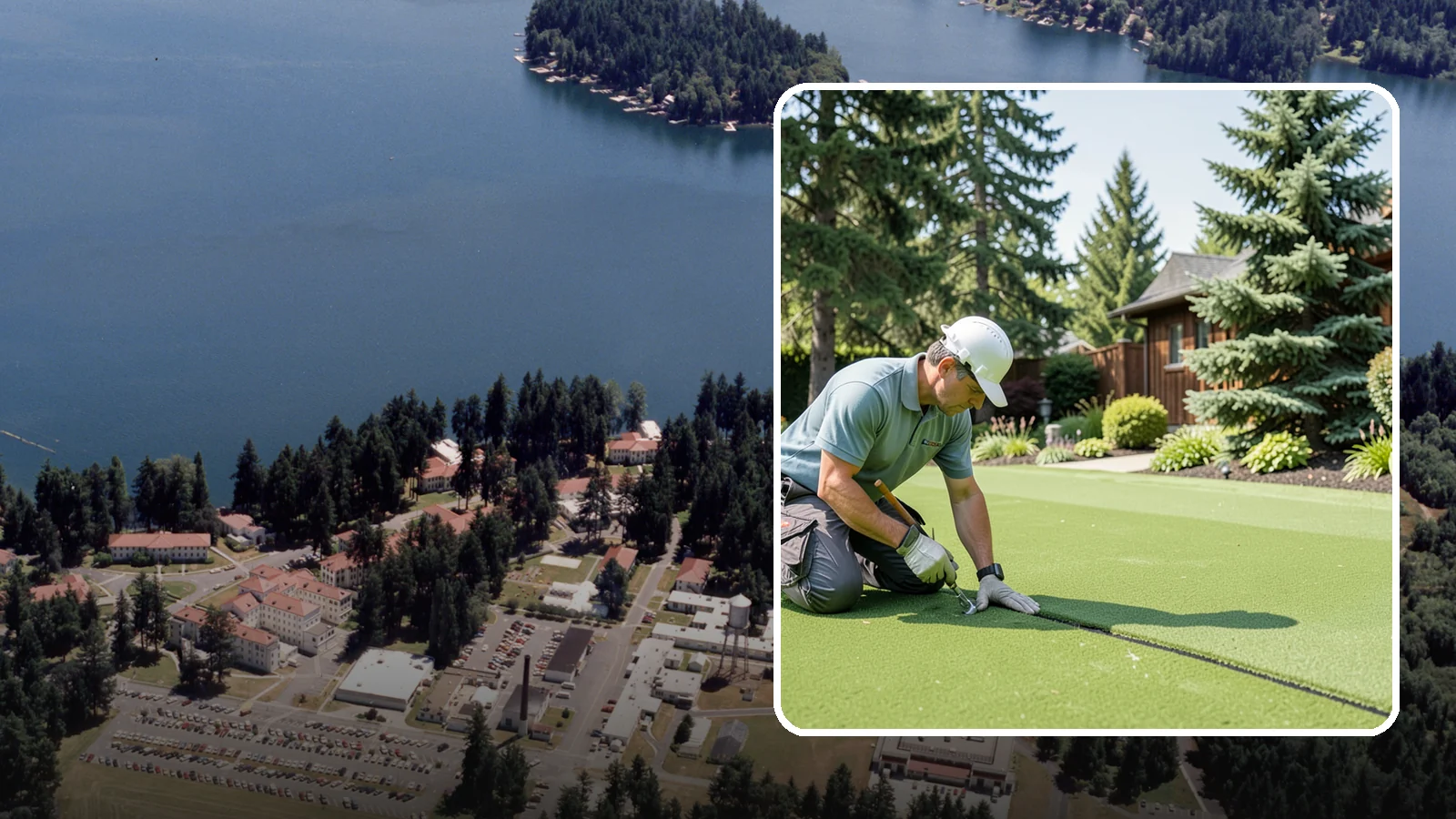 Turf Seam Repair in Lakewood, Pierce County, WA - We re-secure and rebond separating turf seams so your synthetic lawn looks and performs like new.