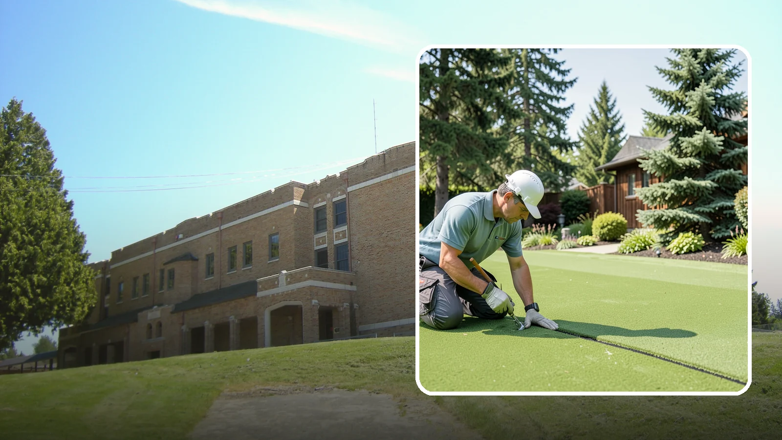Turf Seam Repair in Maple Valley, King County, WA - We re-secure and rebond separating turf seams so your synthetic lawn looks and performs like new.