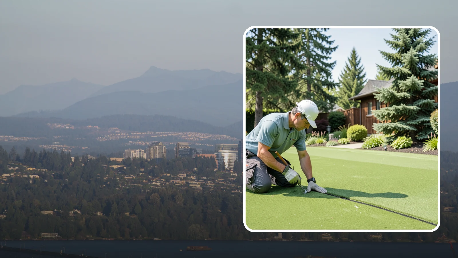 Turf Seam Repair in Medina, King County, WA - We re-secure and rebond separating turf seams so your synthetic lawn looks and performs like new.