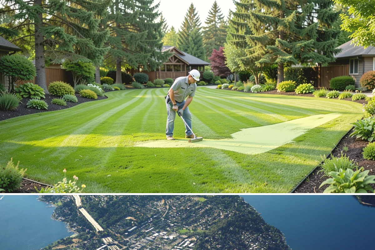 Turf Seam Repair in Mercer Island, King County, WA - Seam repairs cure best during drier, warmer stretches from late spring through early fall when adhesives set reliably in our damp...