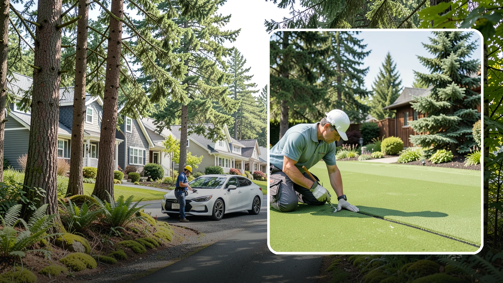 Turf Seam Repair in Normandy Park, King County, WA - We re-secure and rebond separating turf seams so your synthetic lawn looks and performs like new.