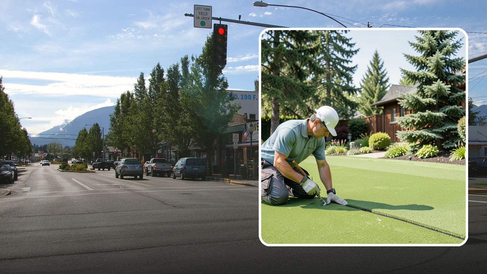 Turf Seam Repair in North Bend, King County, WA - We re-secure and rebond separating turf seams so your synthetic lawn looks and performs like new.