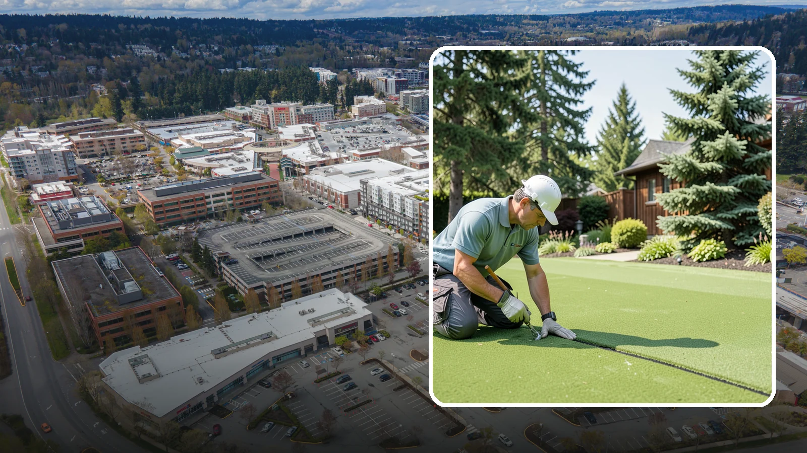 Turf Seam Repair in Redmond, King County, WA - We re-secure and rebond separating turf seams so your synthetic lawn looks and performs like new.