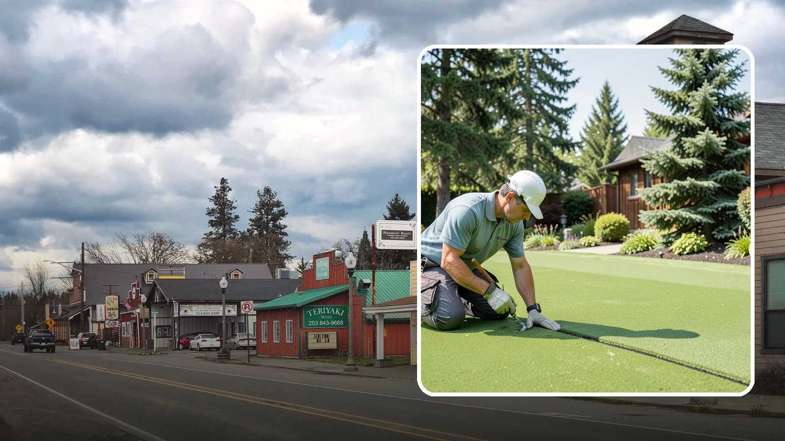 Turf Seam Repair in Roy, Pierce County, WA - We re-secure and rebond separating turf seams so your synthetic lawn looks and performs like new.