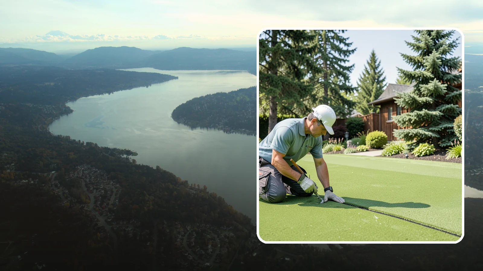 Turf Seam Repair in Sammamish, King County, WA - We re-secure and rebond separating turf seams so your synthetic lawn looks and performs like new.