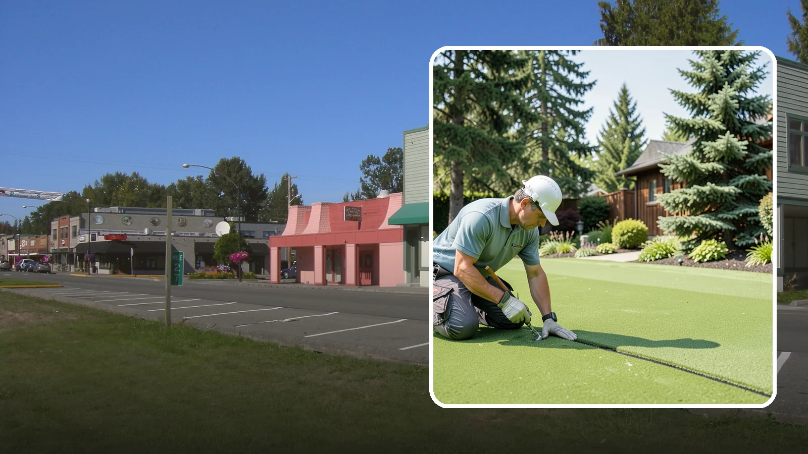 Turf Seam Repair in Snoqualmie, King County, WA - We re-secure and rebond separating turf seams so your synthetic lawn looks and performs like new.
