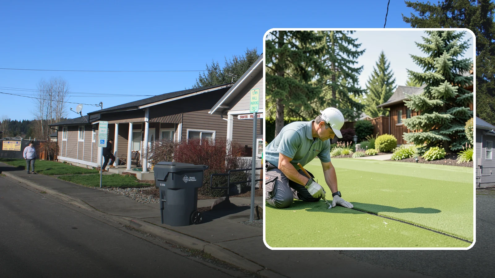Turf Seam Repair in South Prairie, Pierce County, WA - We re-secure and rebond separating turf seams so your synthetic lawn looks and performs like new.