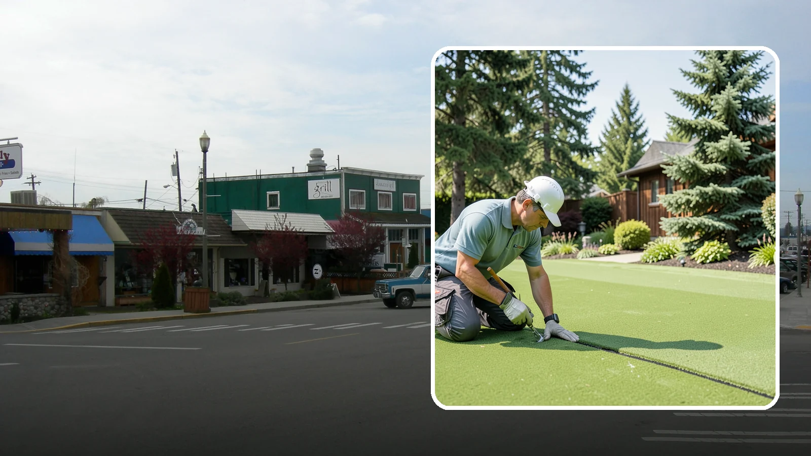 Turf Seam Repair in Stanwood, Snohomish County, WA - We re-secure and rebond separating turf seams so your synthetic lawn looks and performs like new.